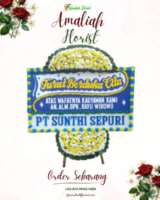 Papan Bunga Duka di Ambarawa