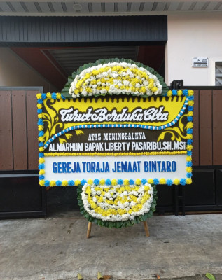 Papan Bunga Duka di Ambarawa
