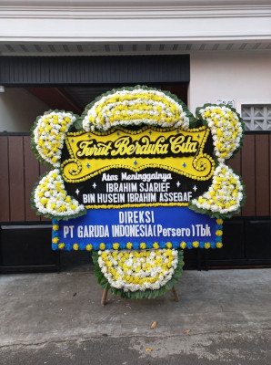 Papan Bunga Duka di Ambarawa
