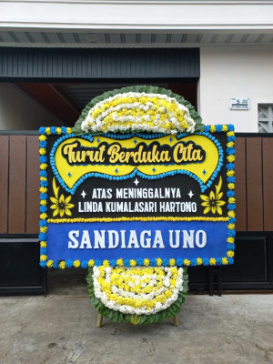 Papan Bunga Duka di Ambarawa